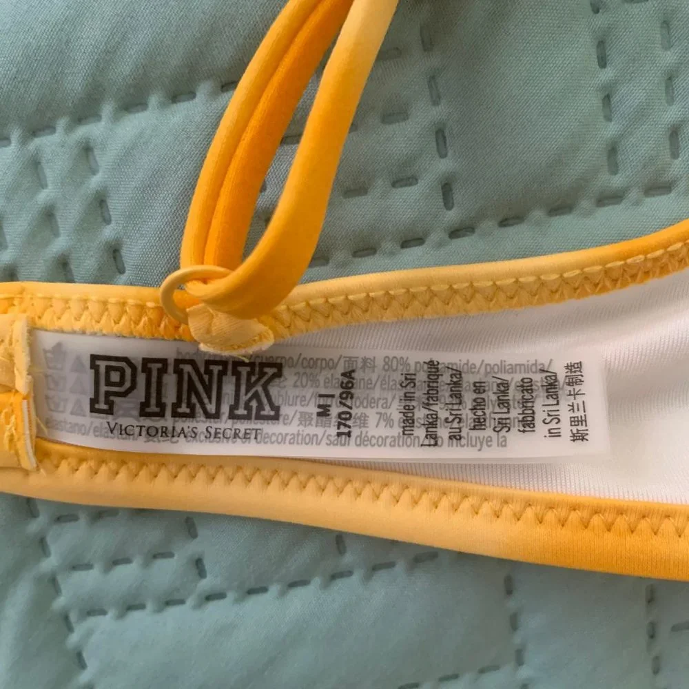 NEW VS PINK Tie Dyed Swim Bikini Top